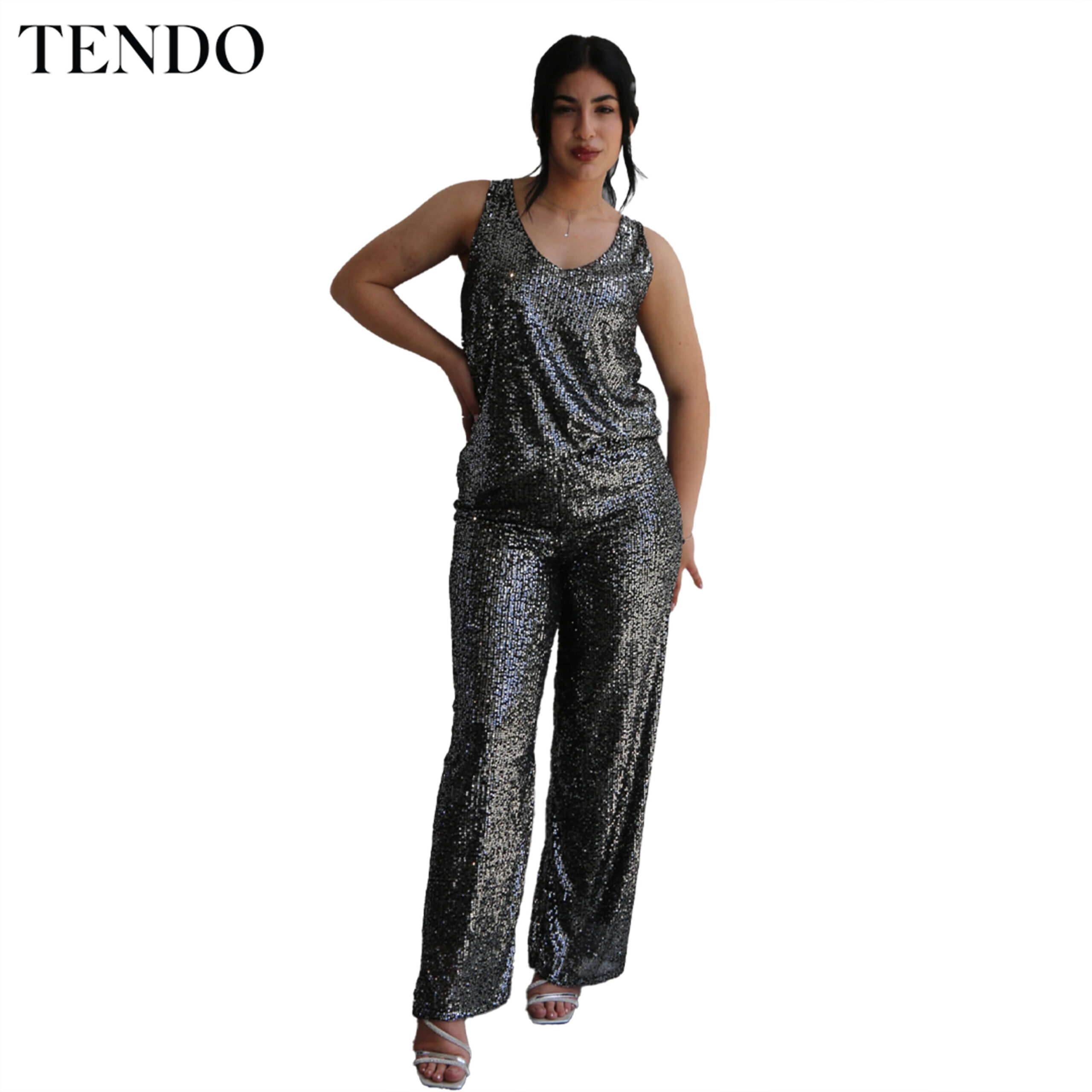 Metallic set pant and top